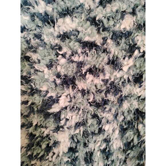 Forever 21+ Fuzzy Sweater, Green shades and White size 3X - Picture 3 of 4